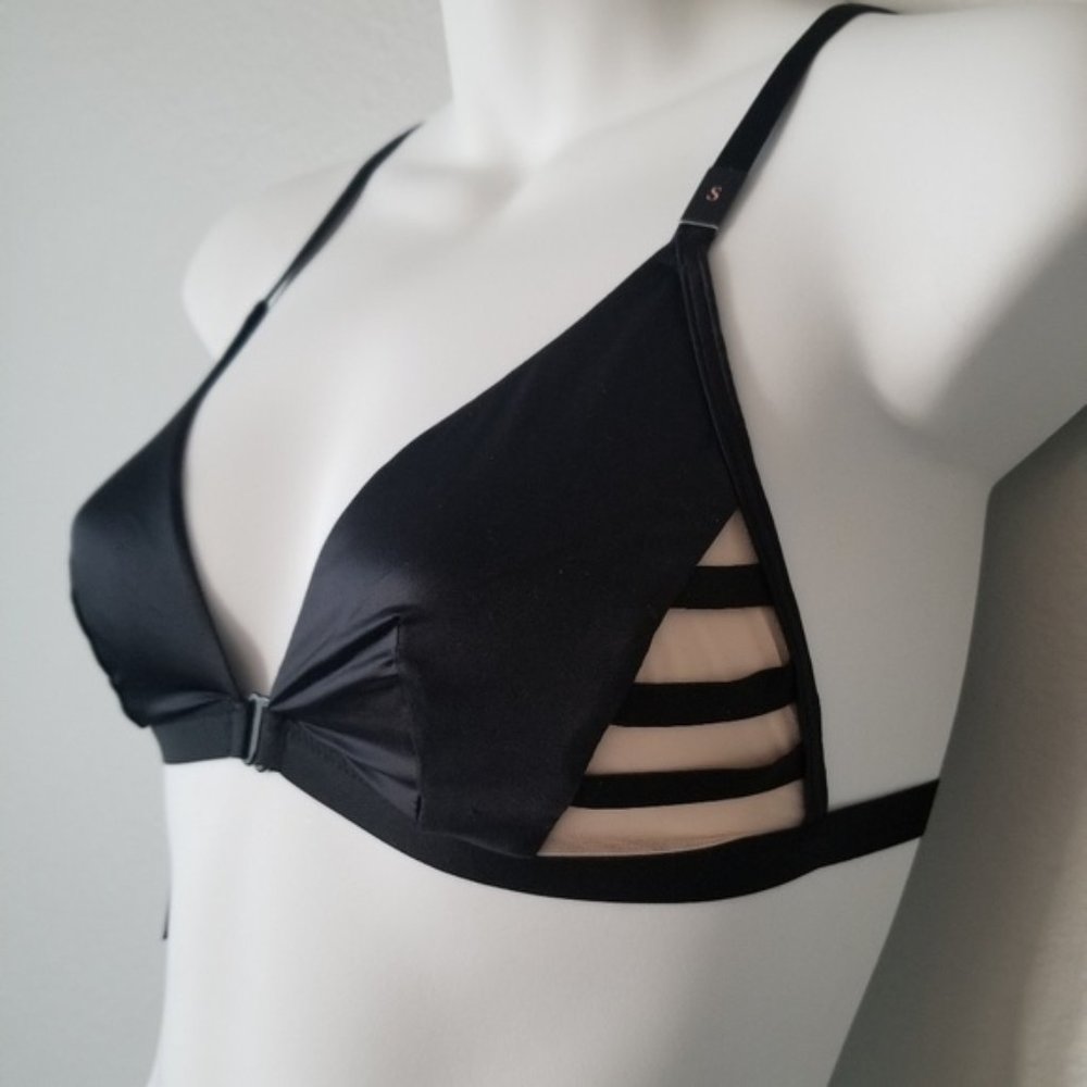 2 NWT Victoria's Secret Sheer-sides Bralettes